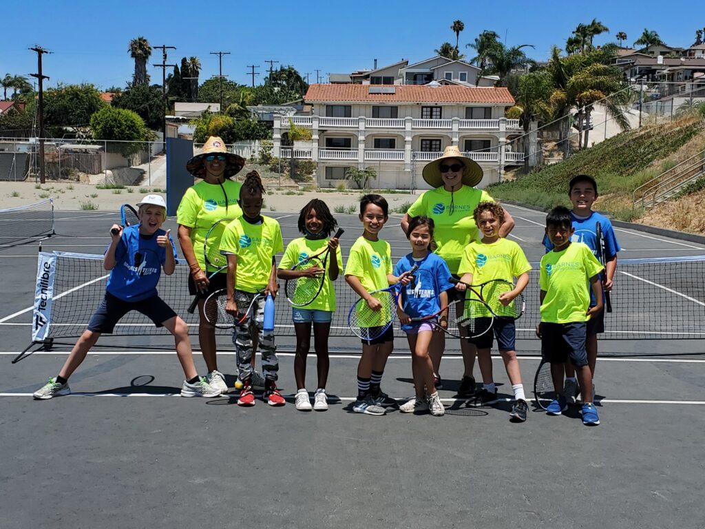 Children at Youth Tennis San Diego